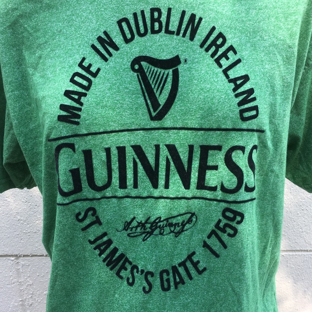 Official Guinness  merchandise Graphic T- shirt.